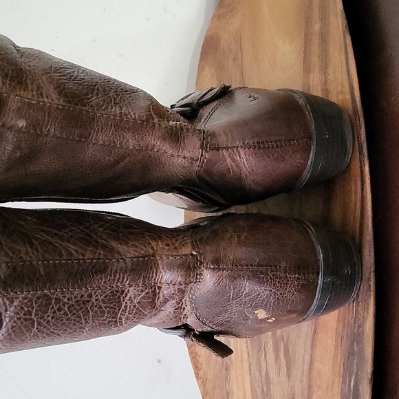 BOC Distressed Leather Tall Riding Boots - Picture 5 of 16